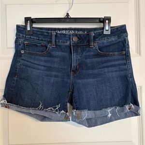 American Eagle Outfitters Denim Midi Shorts